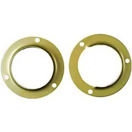 1-3/8-In. Brass Closet Pole Socket Set