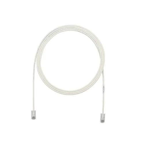 10 FT 28 AWG UTP Copper Patch Cord White UTP28CH10