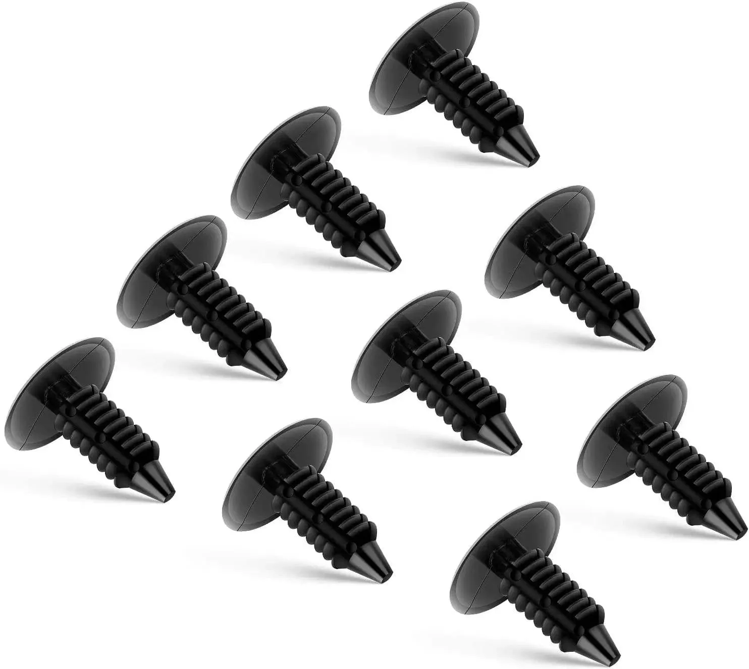100 Pcs Hole 8mm Car Push Retainer Clips Kits For GM Ford Chrysler
