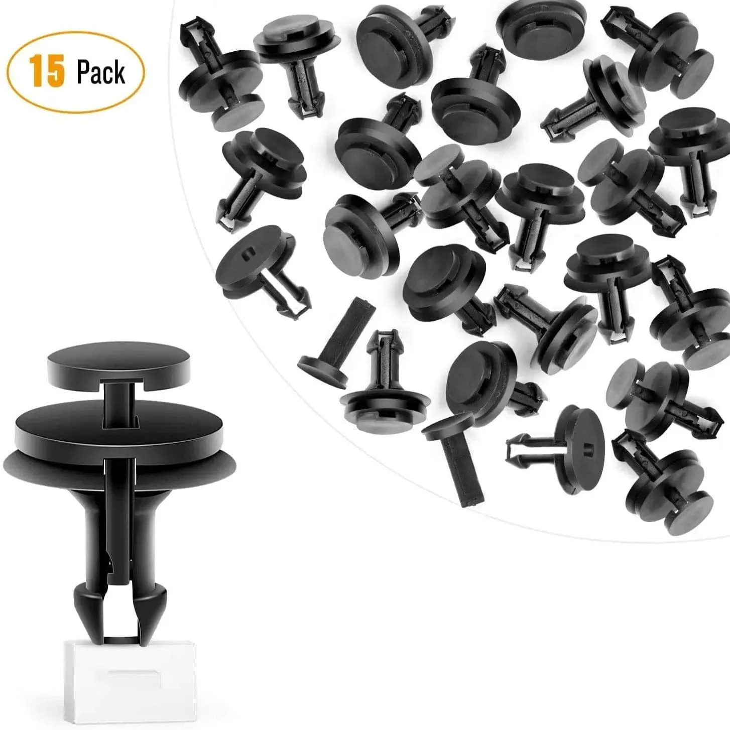 15 Pcs Head 18mm Hole 9mm Car Push Retainer Clips Kits For GM Chevrolet 15733971