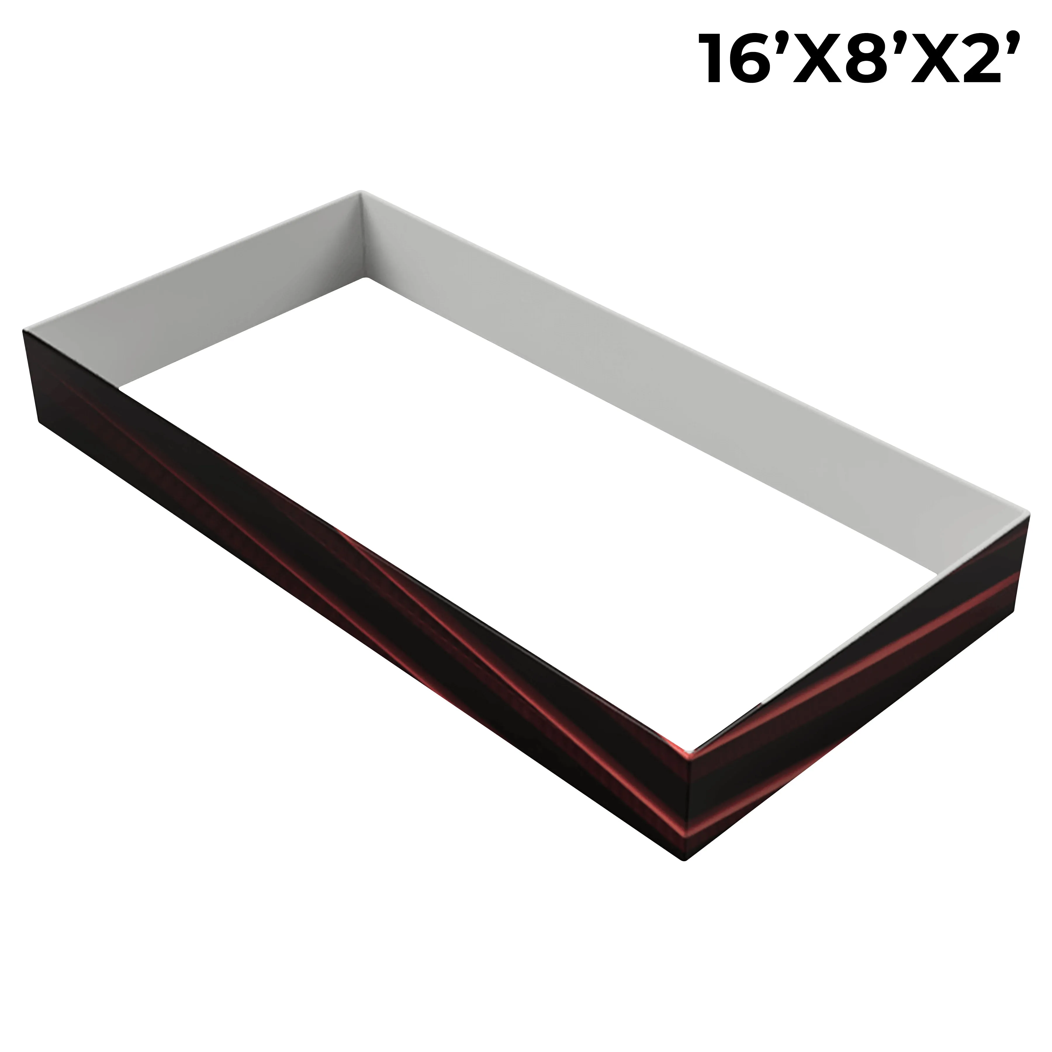 16' x 8' Rectangular Hanging Sign