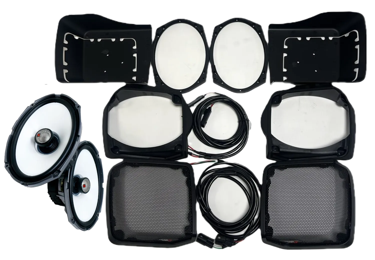 1998-2013 Harley Davidson Cut-in Lid Kit with SM69F4 (4Ω) - RPMSM694LK13
