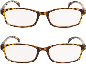 2 Pair Design Computer Reading Glasses Women Men
