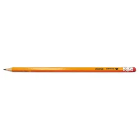 #2 Pre-sharpened Woodcase Pencil, Hb (#2), Black Lead, Yellow Barrel, 72-pack
