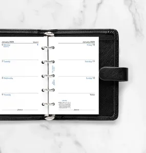 2025 Filofax Refill - Mini Week On Two Pages