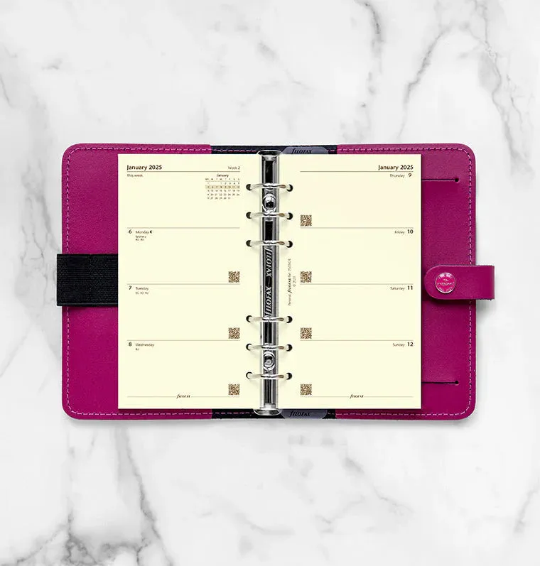 2025 Filofax Refill - Personal Week On Two Pages, Cream