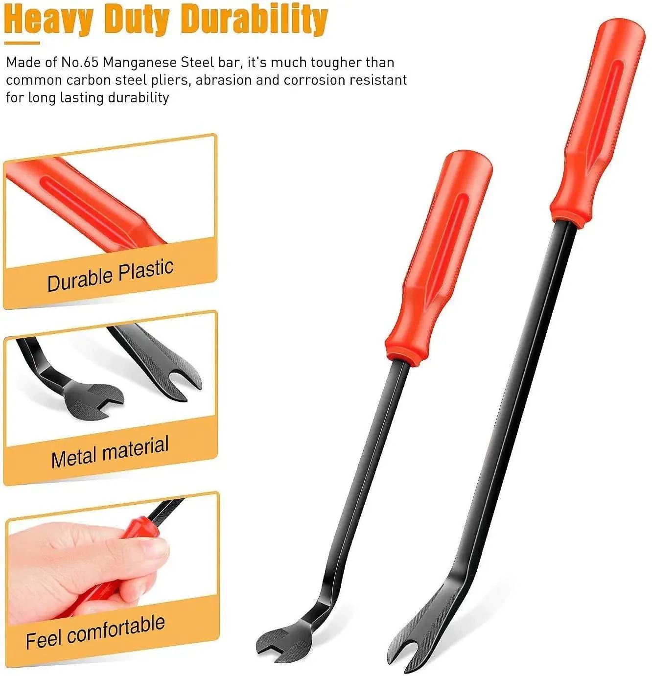 3 Pcs Clip Pliers Set Fastener Remover