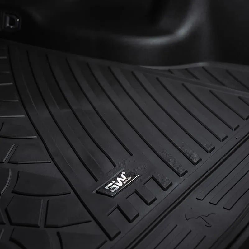 3W Jeep Grand Cherokee 2013-2015 (Non L or WK) Custom Floor Mat Trunk Mat TPE Material & All-Weather Protection