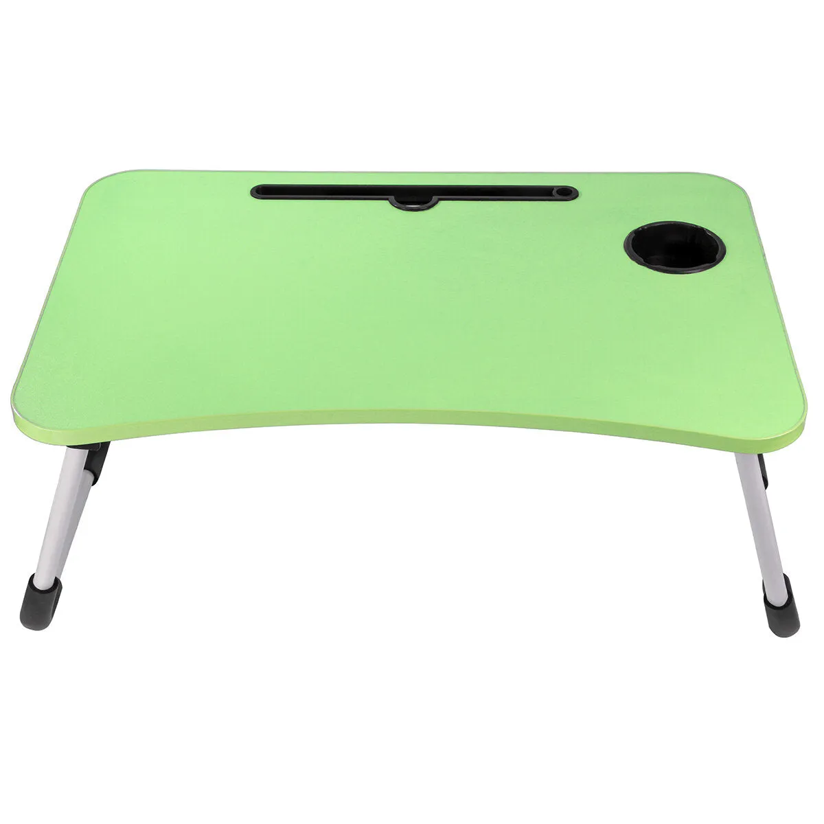 60 x 40 x 28cm Bed Tray Desk Folding Computer Desk With Card Slot And Cup Holder
