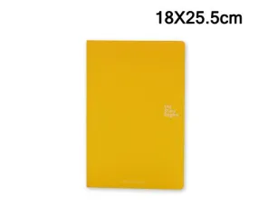 7 x 9 Inches 46 Pages Writing Composition Notebook Memo Book - Yellow