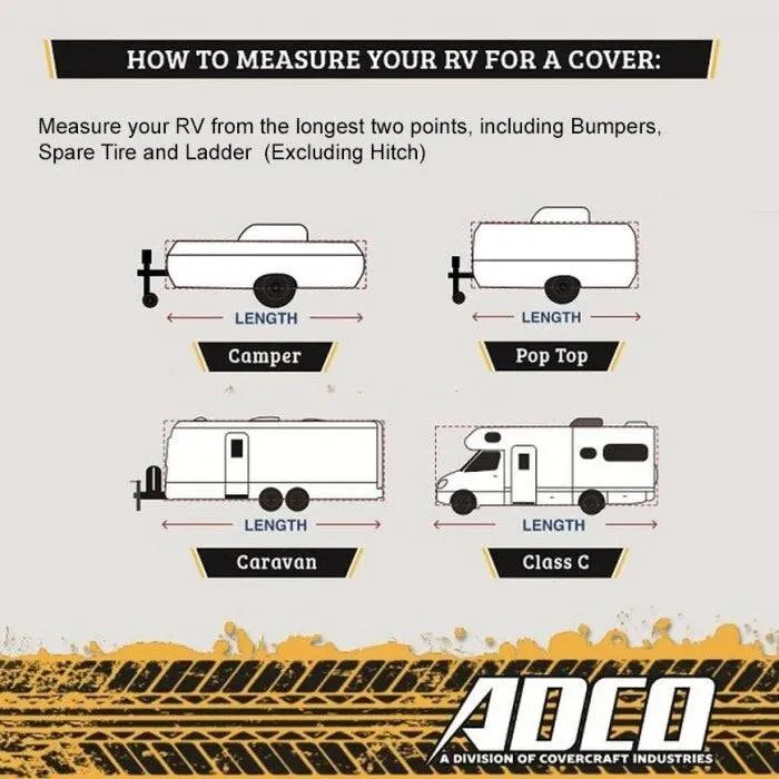 Adco Caravan Cover 18-20 ft - 5.51m-6.12m