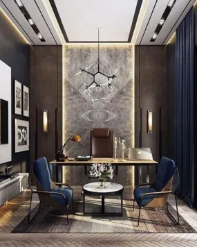 Alle Brown Director Table | Engineered Wood MD tables