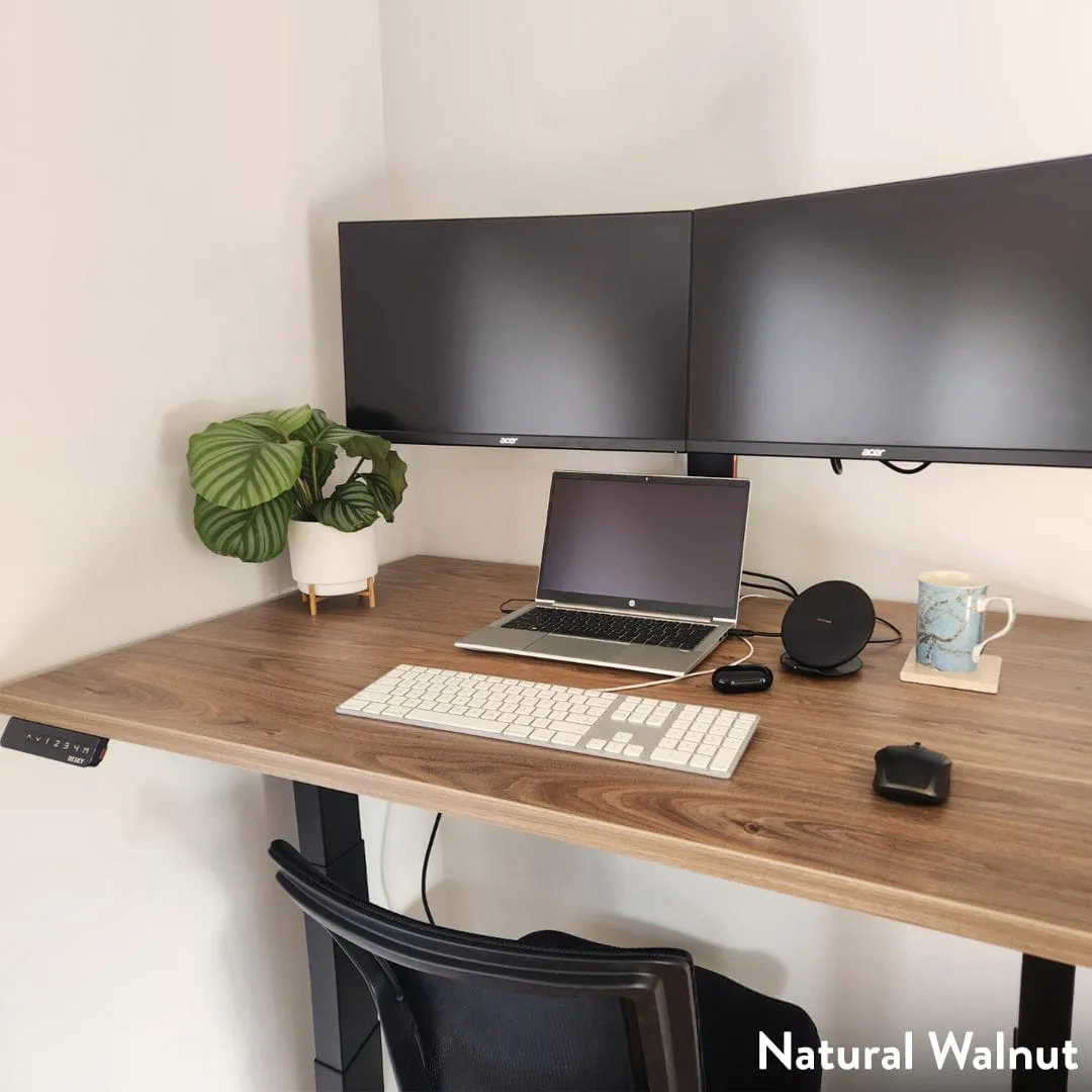 Almost Perfect Desky Dual Melamine Sit Stand Desk