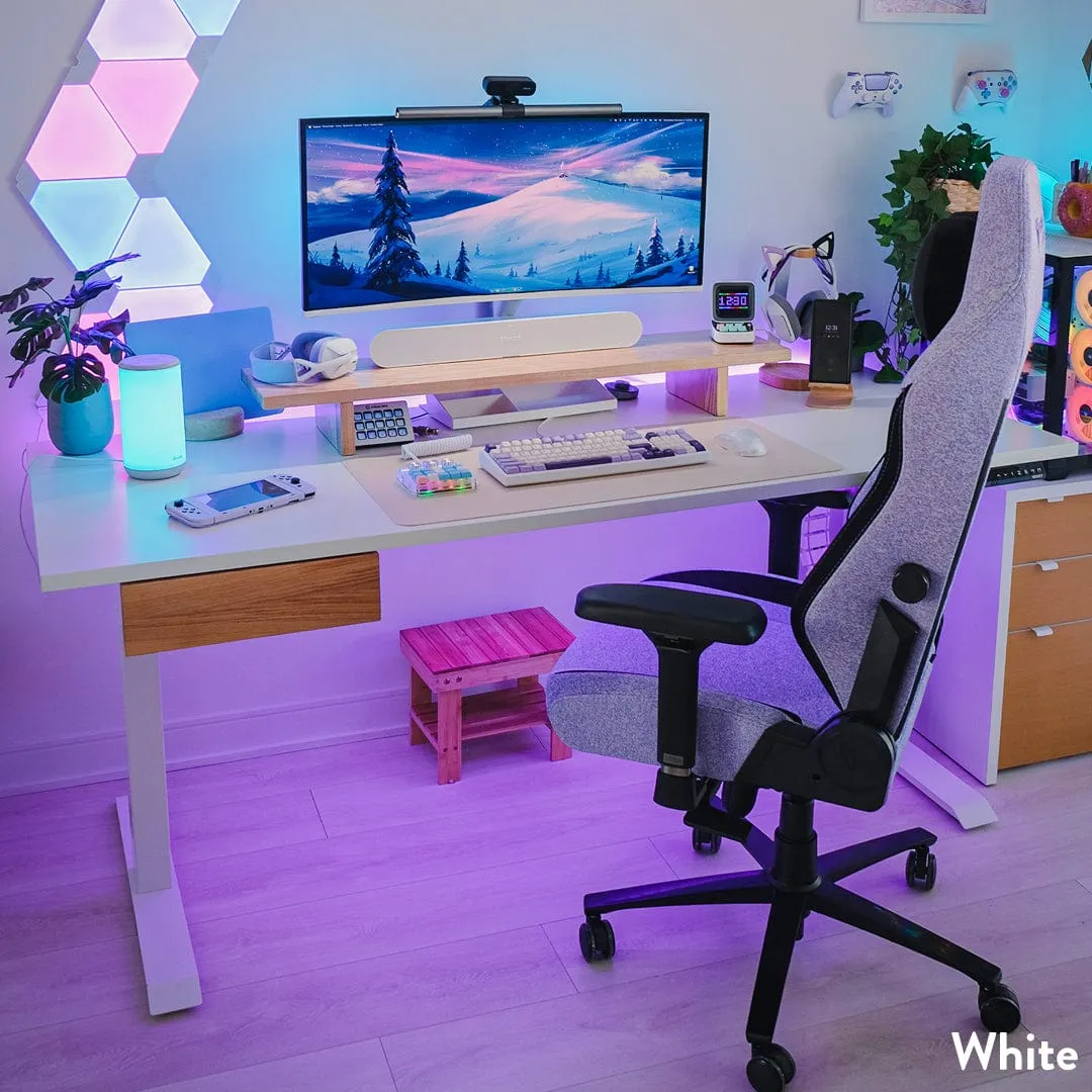 Almost Perfect Desky Dual Melamine Sit Stand Desk