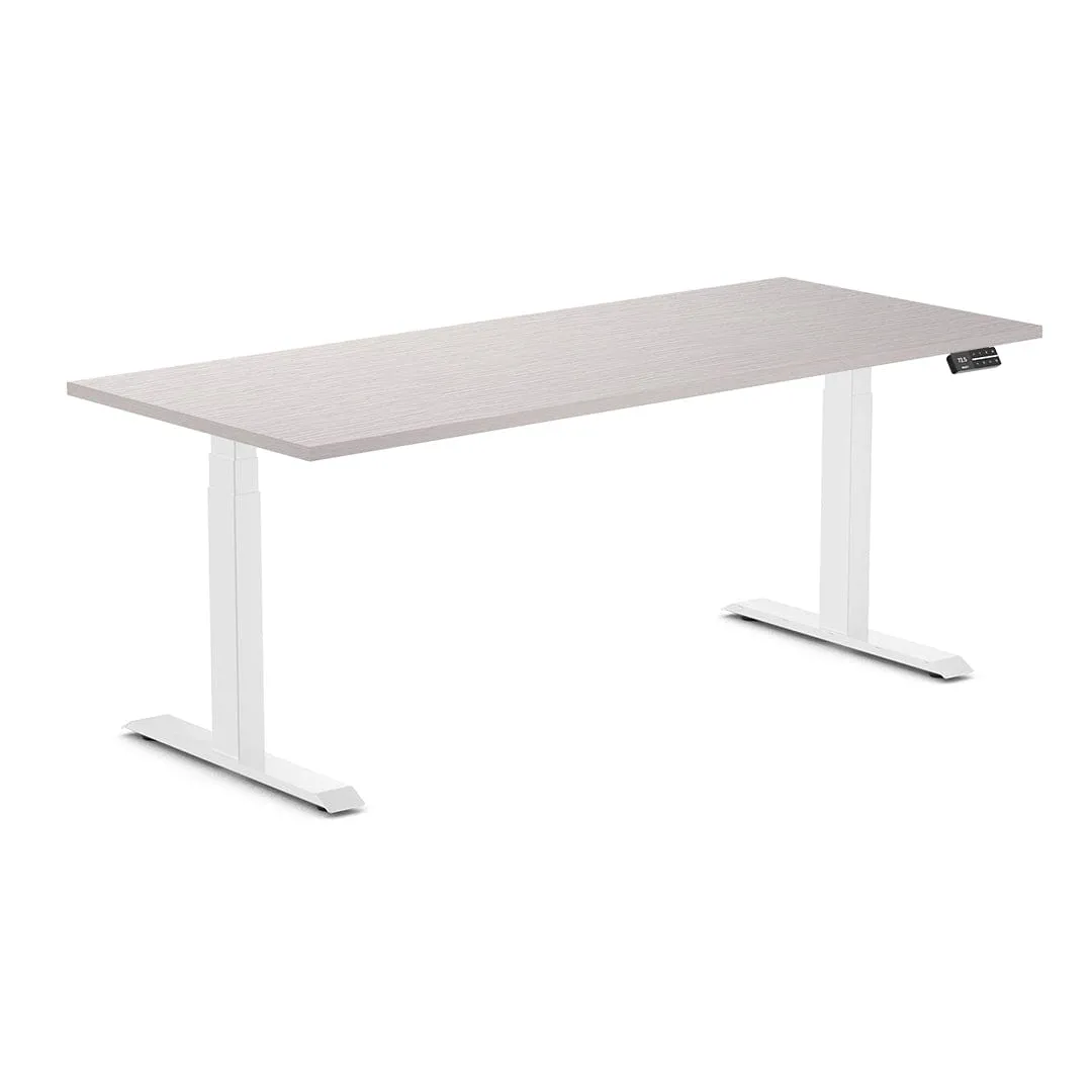 Almost Perfect Desky Dual Melamine Sit Stand Desk