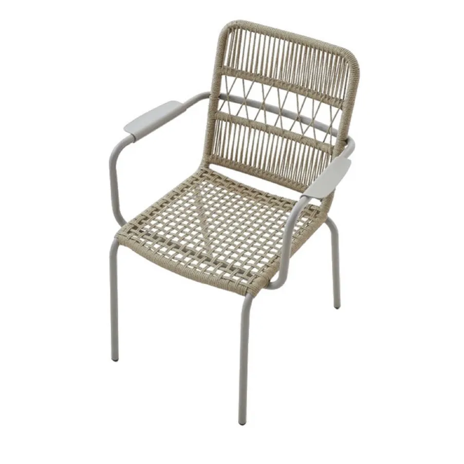 Amos Outdoor Round Dining Set