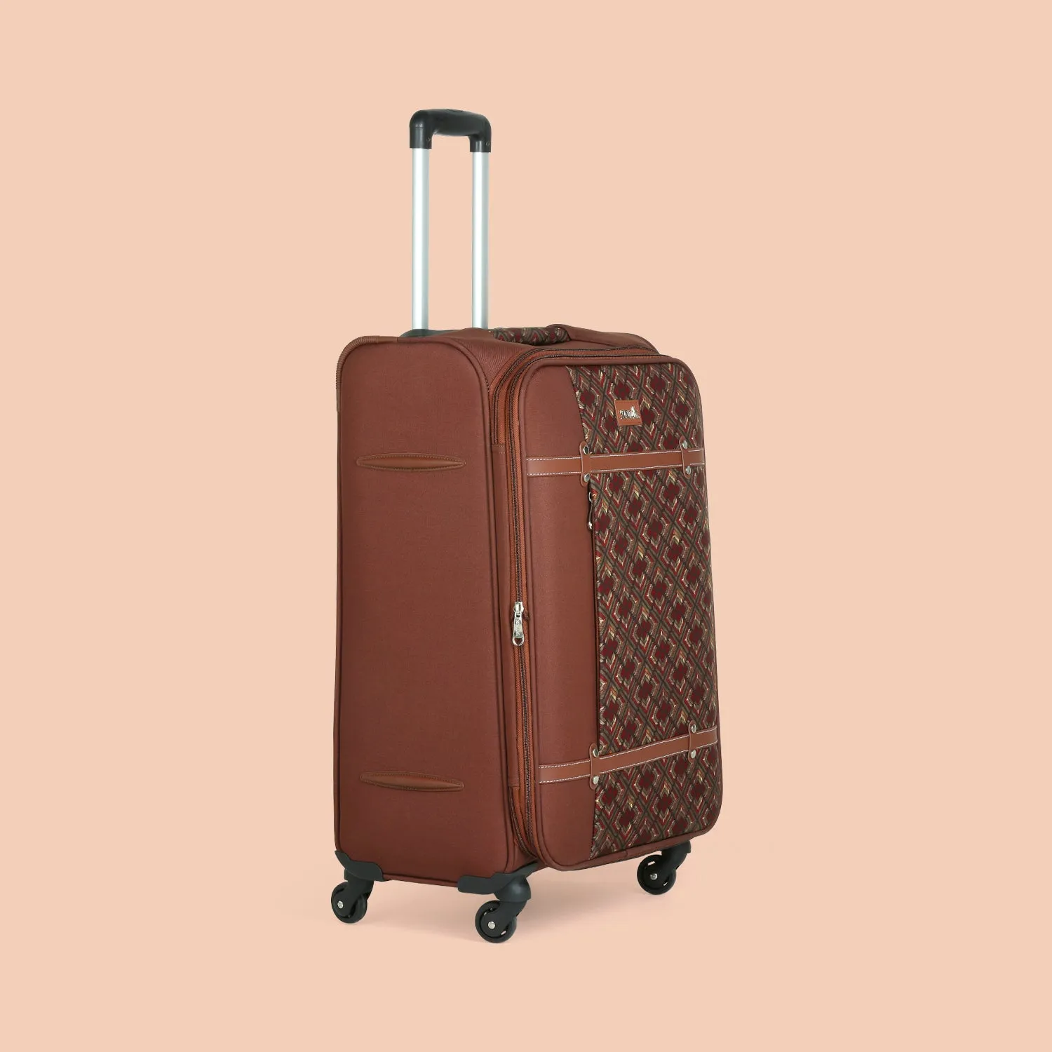 Amritsar Phulkari Saira Trolley Bag Combo (Cabin & Medium)