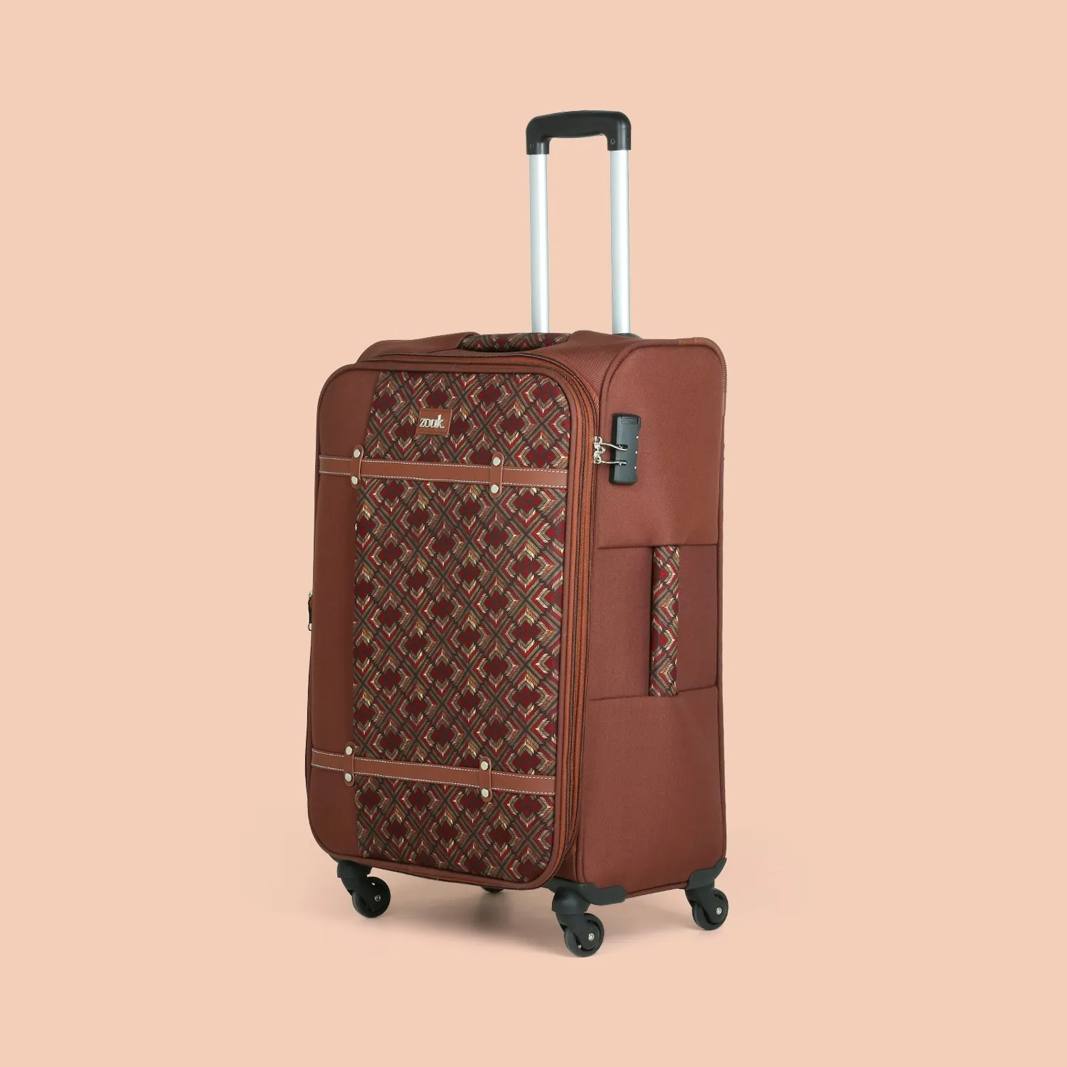Amritsar Phulkari Saira Trolley Bag Combo