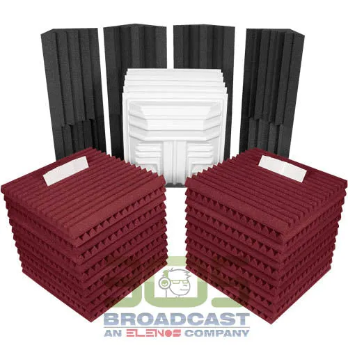 Auralex Deluxe Plus Roominator Kit (Burgundy)