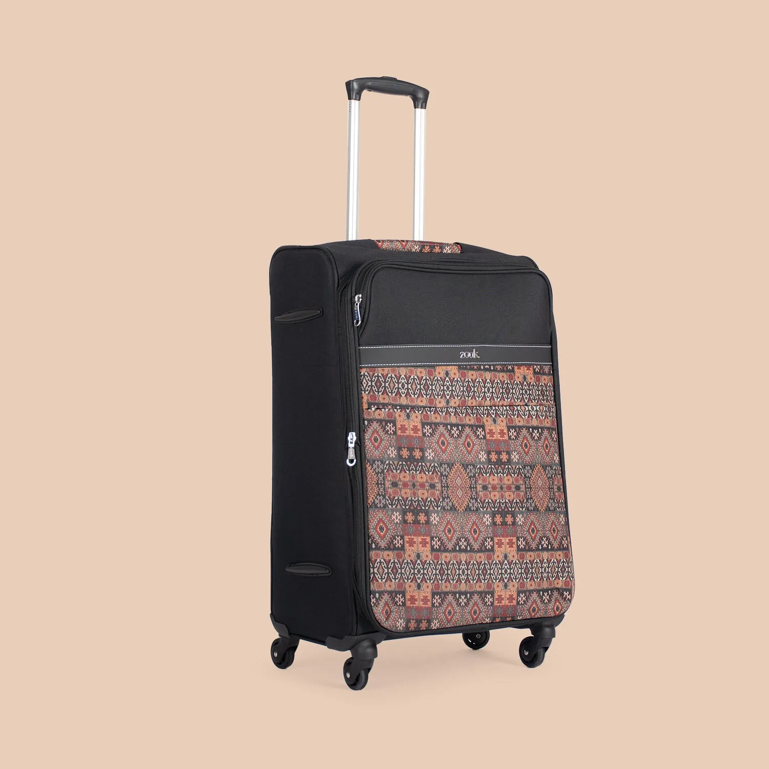 Banaras Elegance Avasa Trolley Bag (Black)