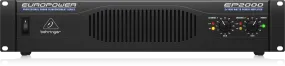 Behringer Europower EP2000 Professional 2000W Stereo Power Amplifier with ATR (Accelerated Transient Response) Technology