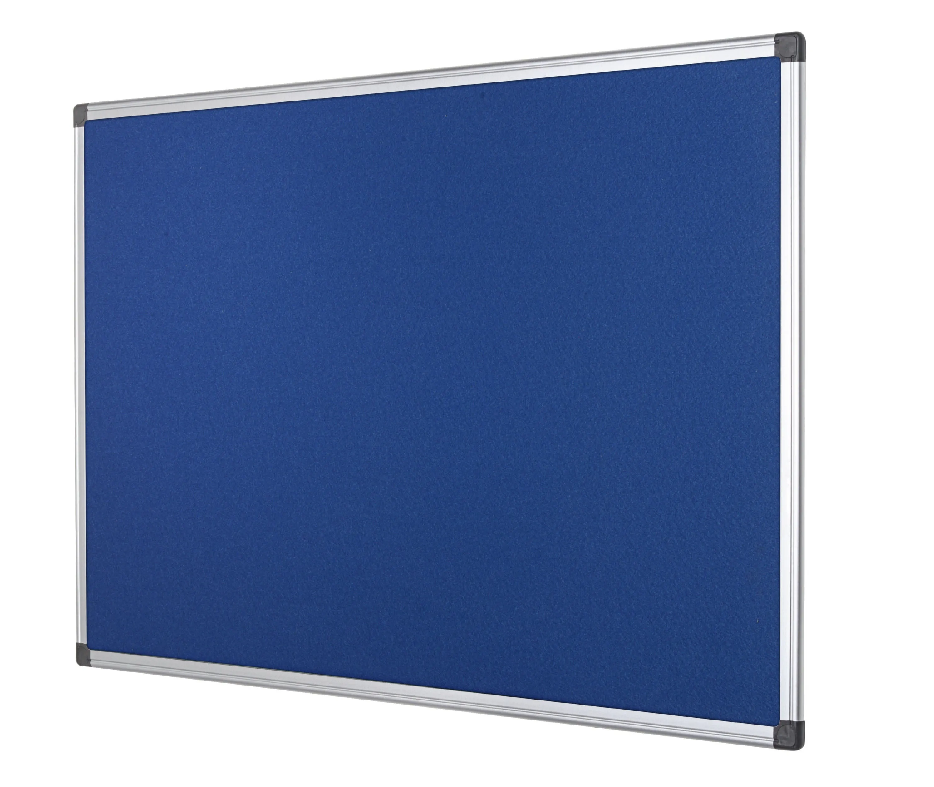 Bi-Office Maya Blue Felt Noticeboard Aluminium Frame 1200x1200mm - FA3843170