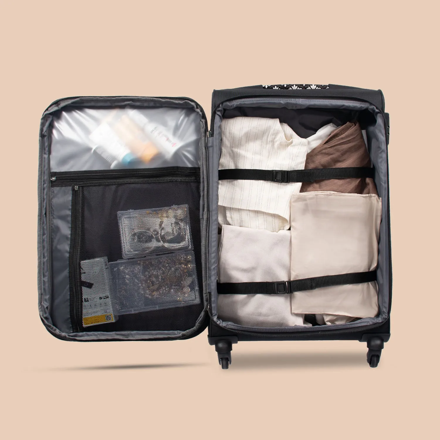 Bidri Kaiser Avasa Trolley Bag (Black)