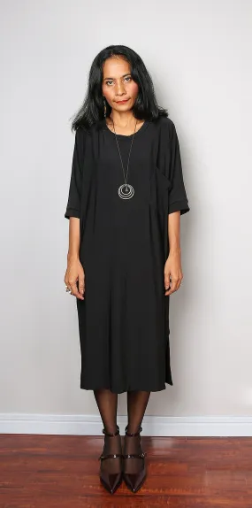 Black Mid Length Dress