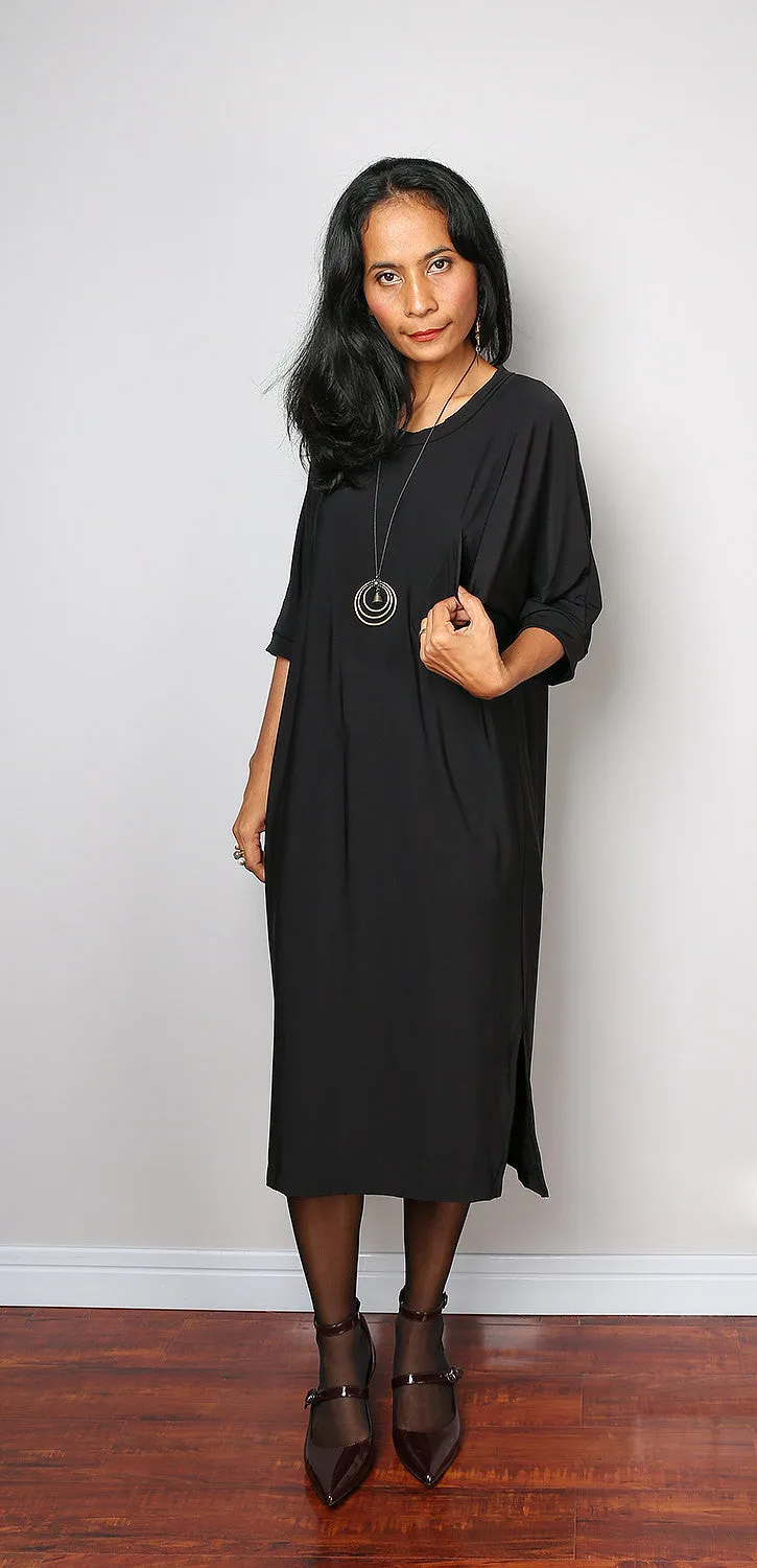 Black Mid Length Dress