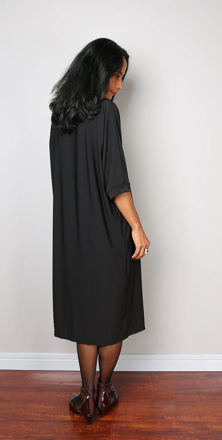 Black Mid Length Dress