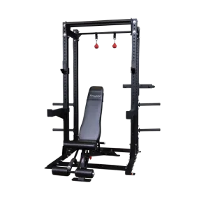 Body Solid Pro Club Line Half Cage Package SPR500BACK   SFID425   SPRDCB   SR-DIP  SR-CB