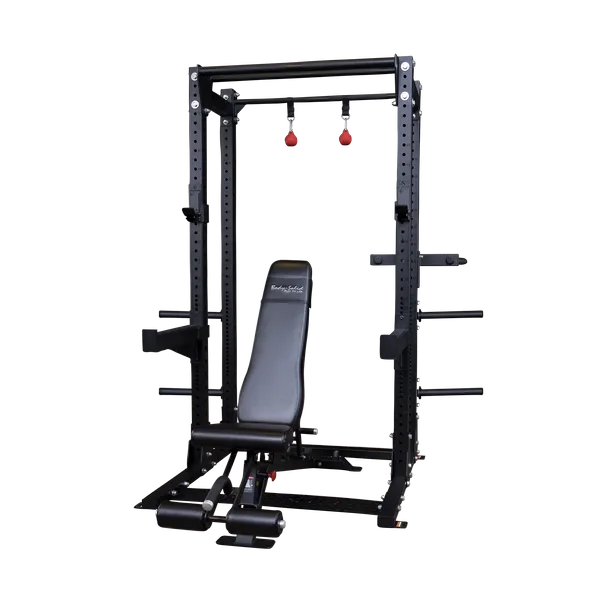 Body Solid Pro Club Line Half Cage Package SPR500BACK   SFID425   SPRDCB   SR-DIP  SR-CB
