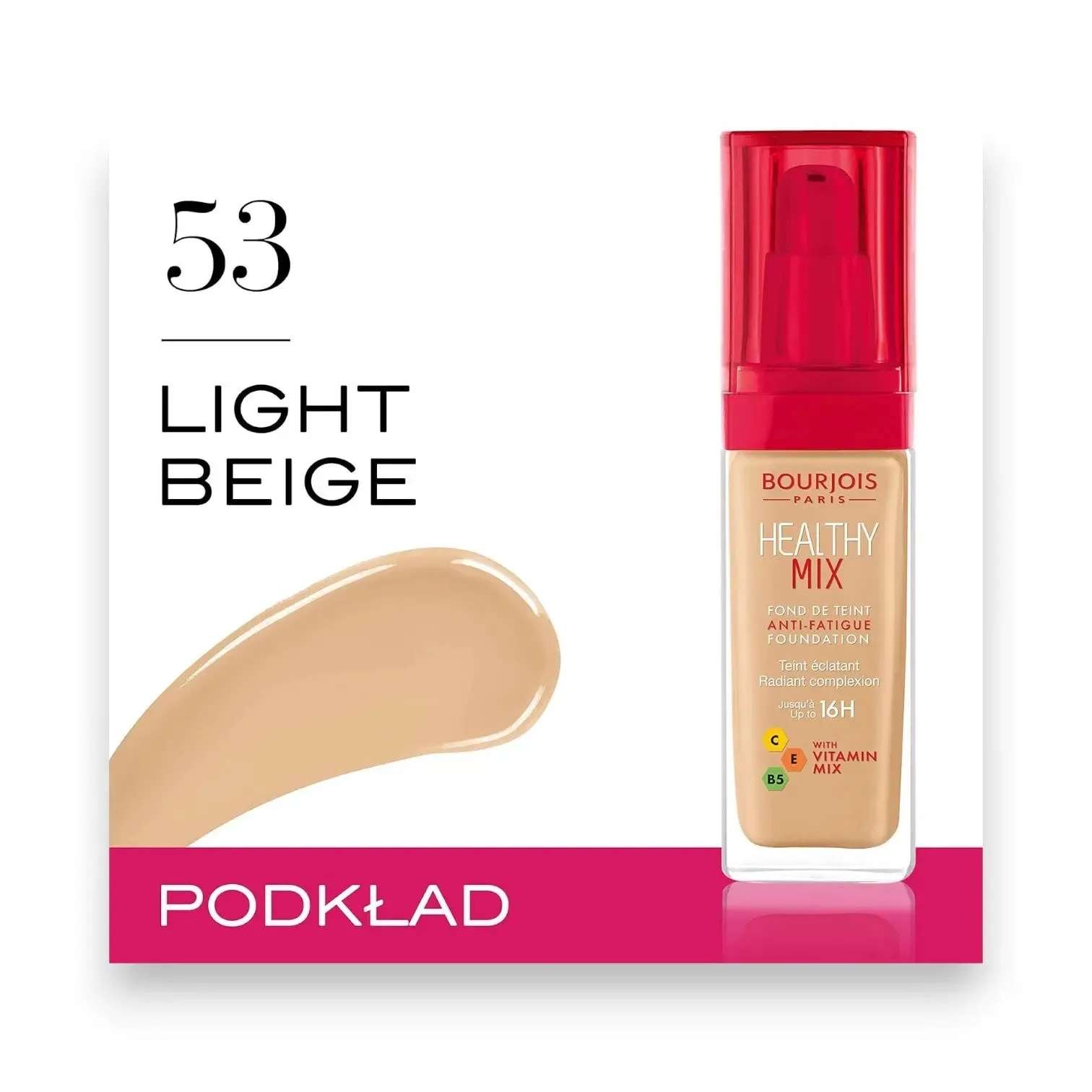 Bourjois Healthy Mix Anti-Fatigue Foundation, 30ml