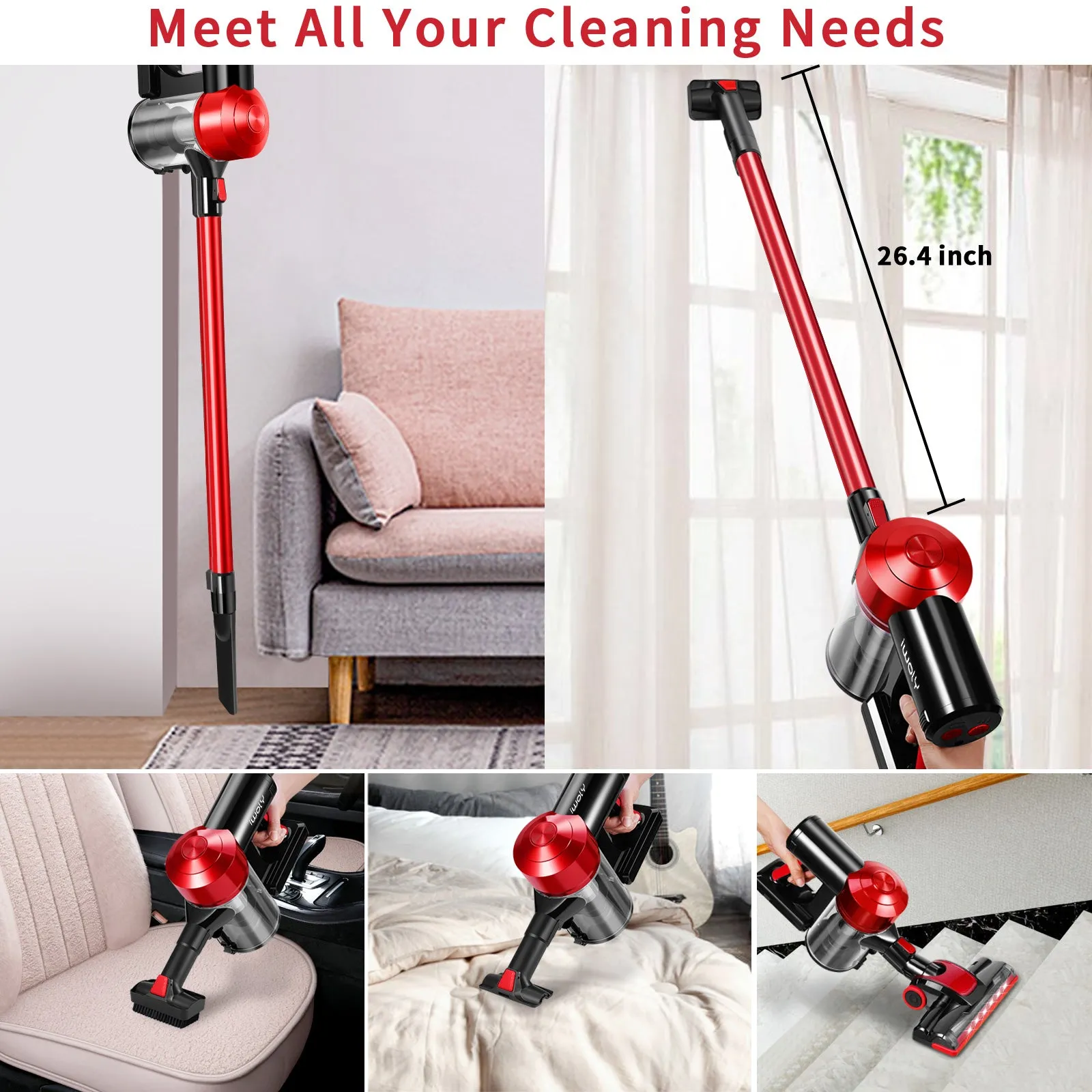 C150 Cordless Iwoly Vacuum Cleaner - Canada model