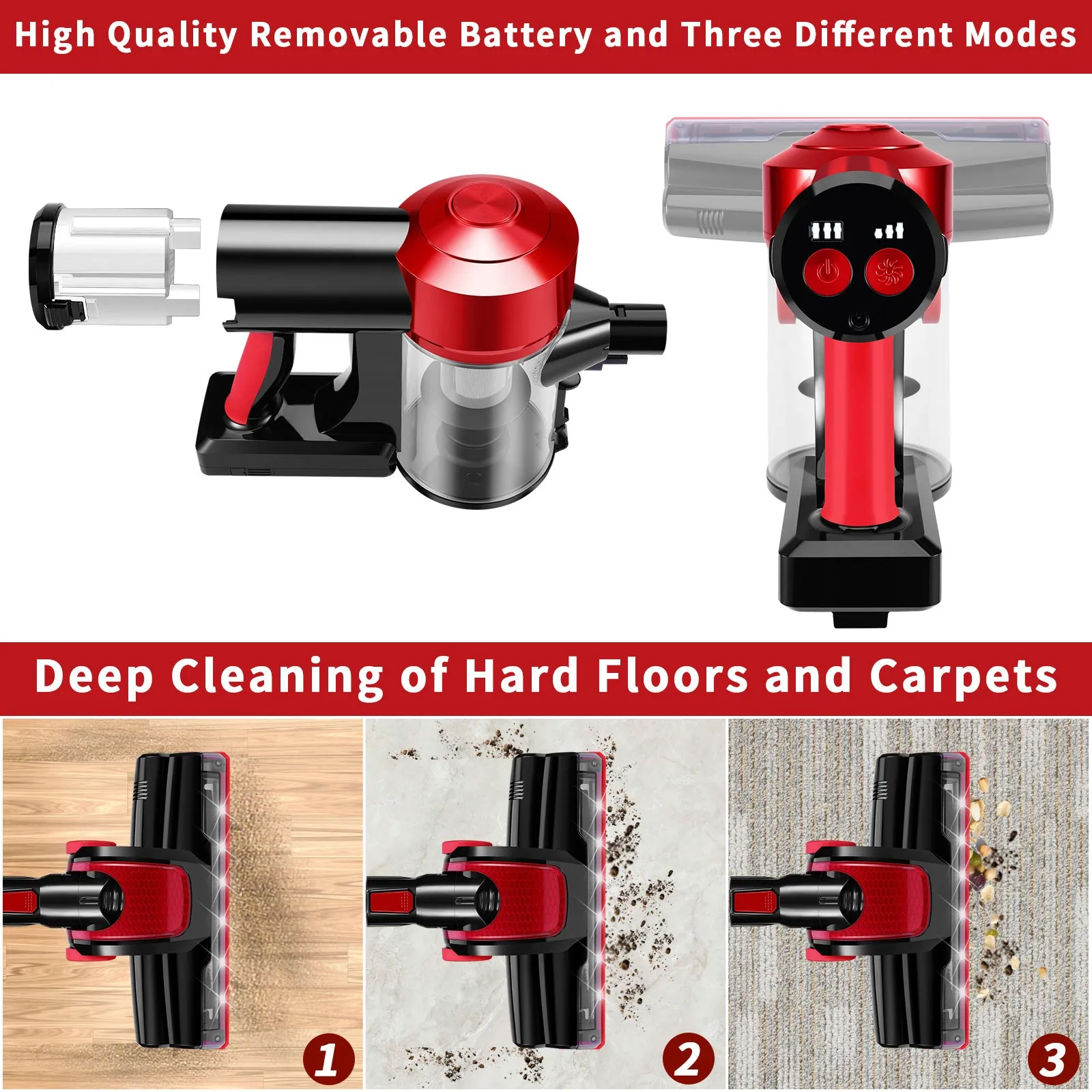 C150 Cordless Iwoly Vacuum Cleaner - Canada model