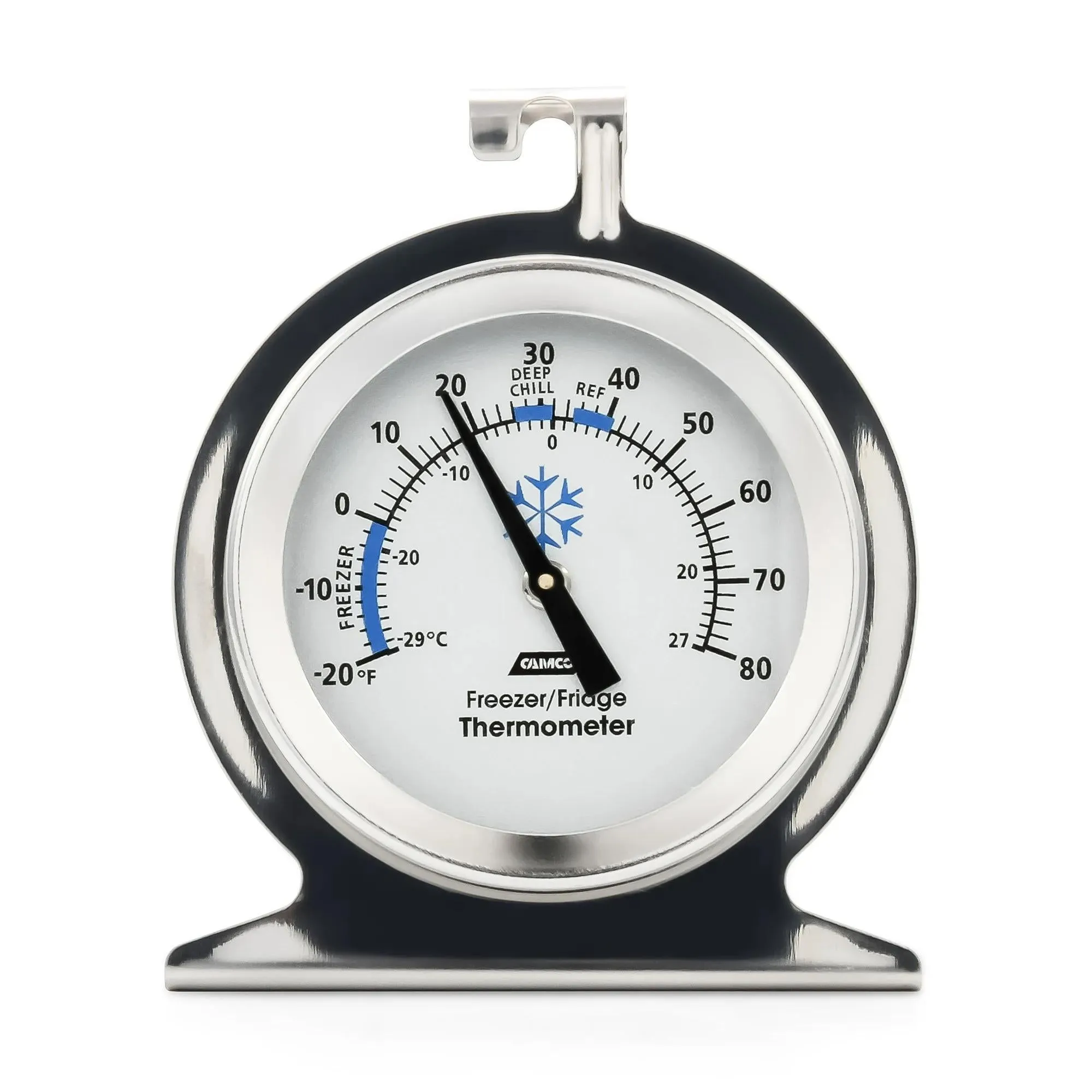 Camco Thermometer - Silver, Stainless Steel