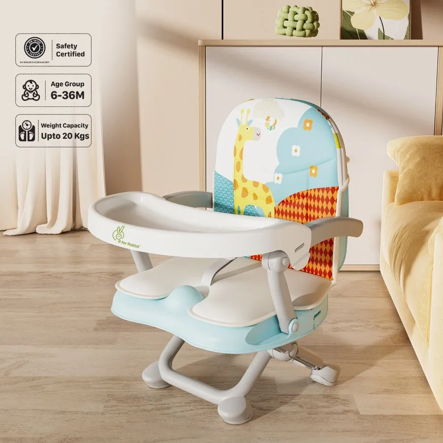 Candy Pop Booster Chair - 4 Level Height Adjustment, Light Weight, Travel Friendly
