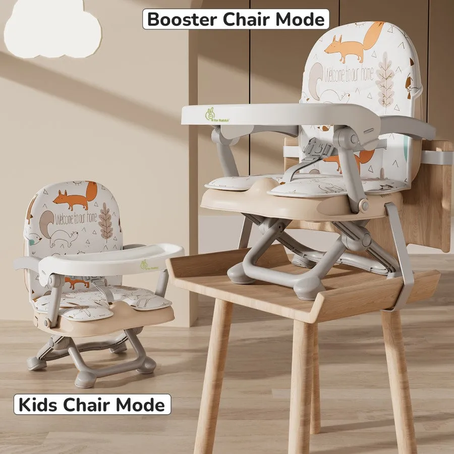 Candy Pop Booster Chair - 4 Level Height Adjustment, Light Weight, Travel Friendly