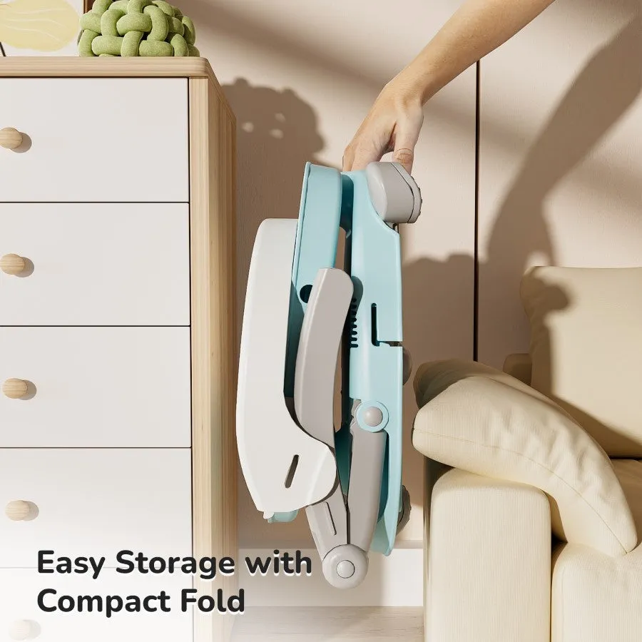 Candy Pop Booster Chair - 4 Level Height Adjustment, Light Weight, Travel Friendly