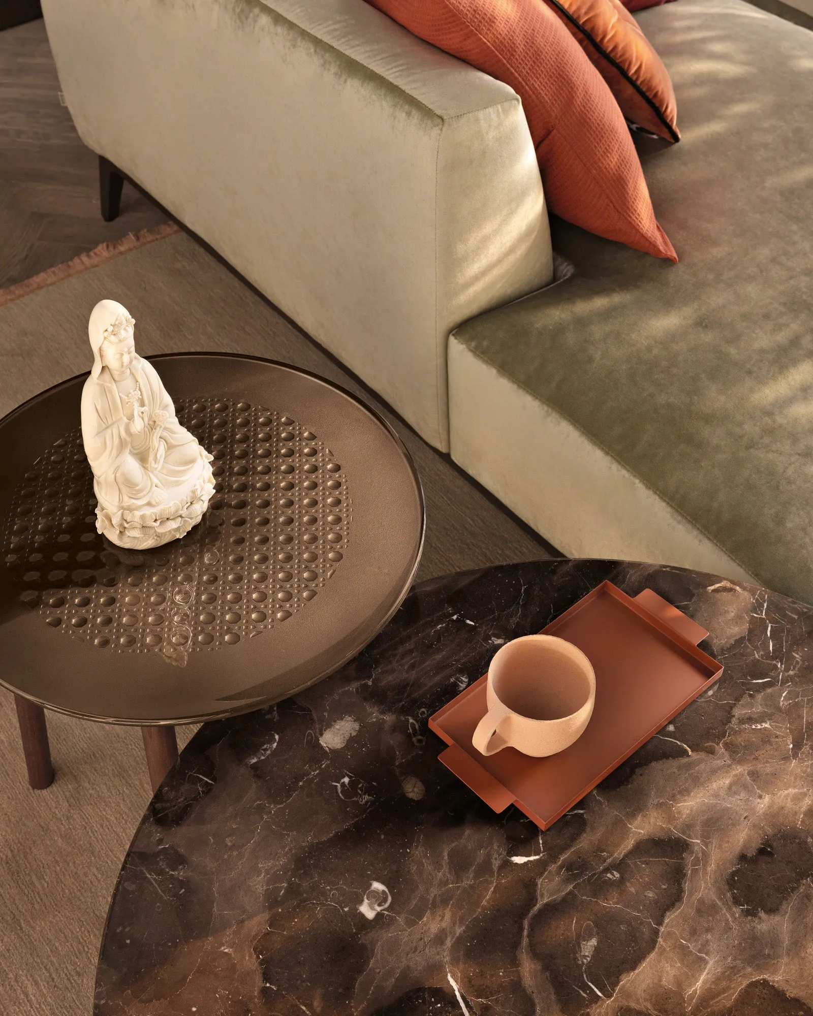 Cannage Coffee Table