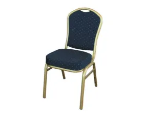 Chair, Banquet Tyrone Navy Gold