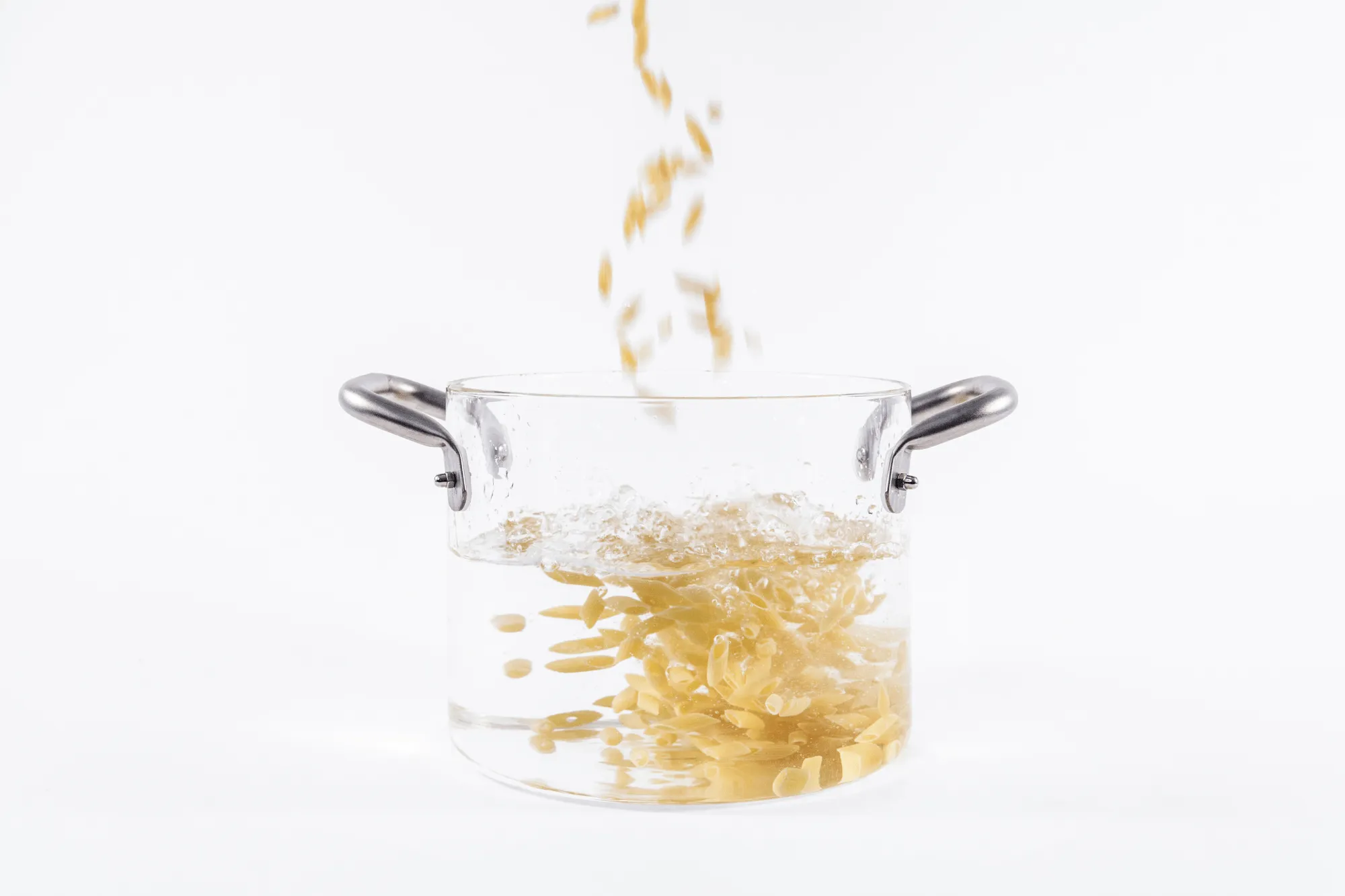 Clear Glass Pot