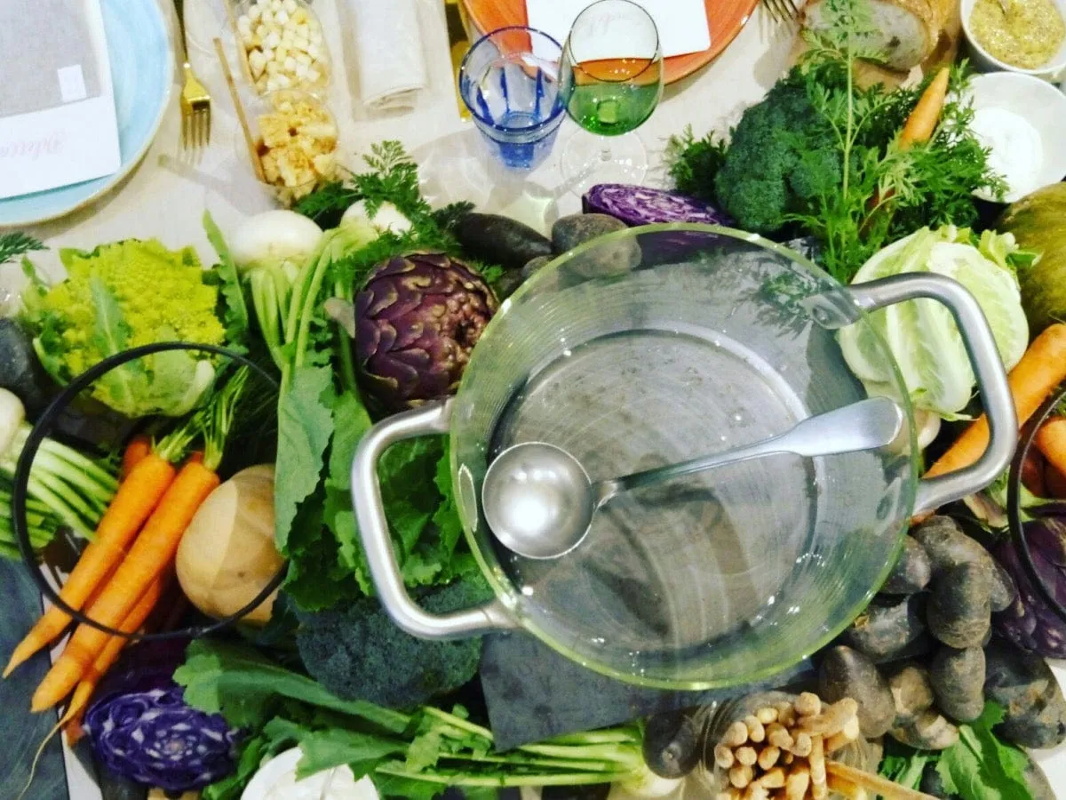 Clear Glass Pot