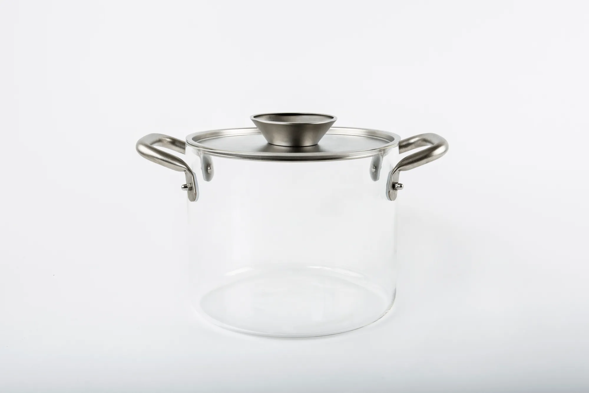 Clear Glass Pot