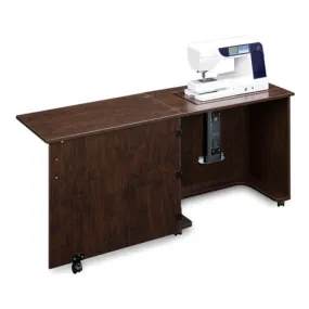 Compact Quality Sewing Machine Cabinet in Pearwood