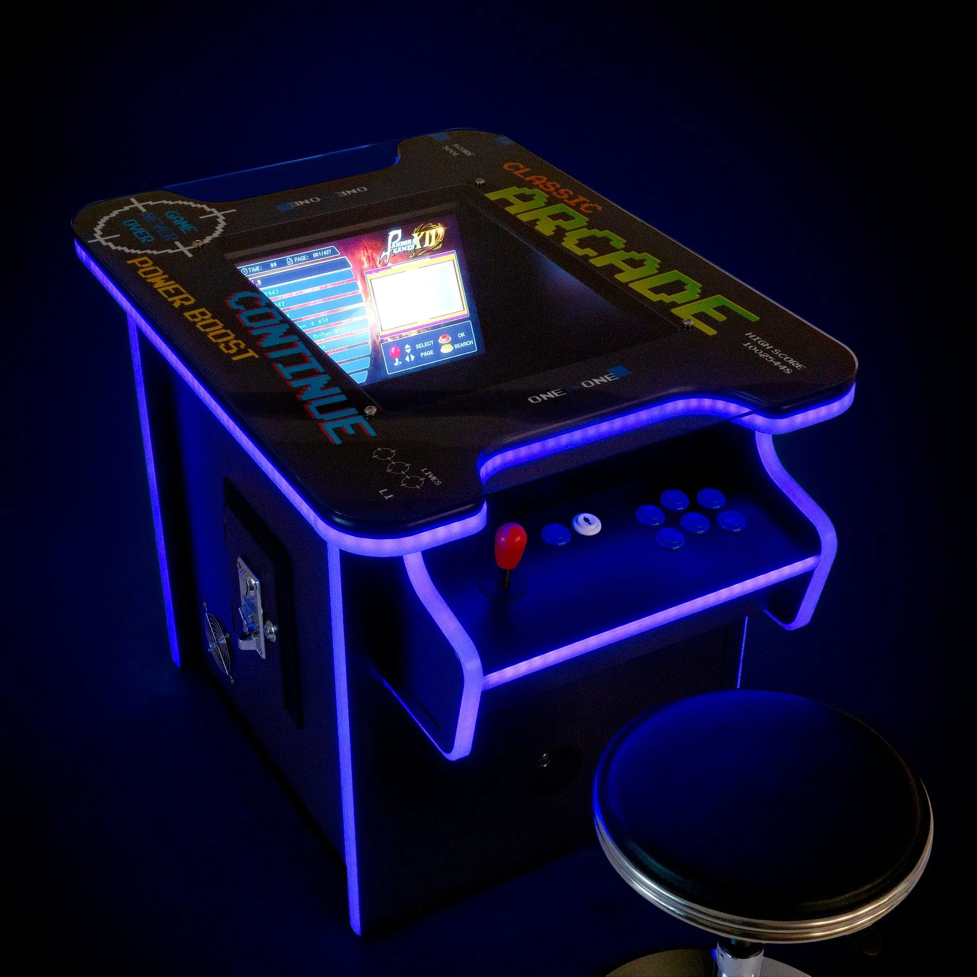 Creative Arcades 2P Dual-Screen Cocktail Arcade Machine