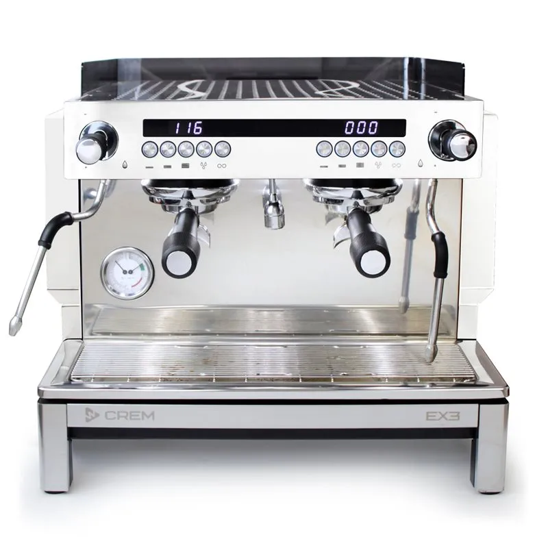 Crem EX3 Display 2 Group Compact Espresso Machine White