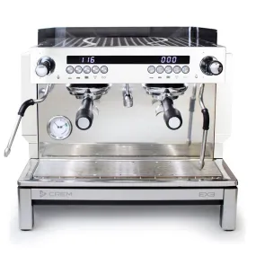 Crem EX3 Display 2 Group Compact Espresso Machine White