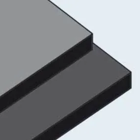 Crescent Art Presentation Mount Board Double Sided Grey - Black - A3