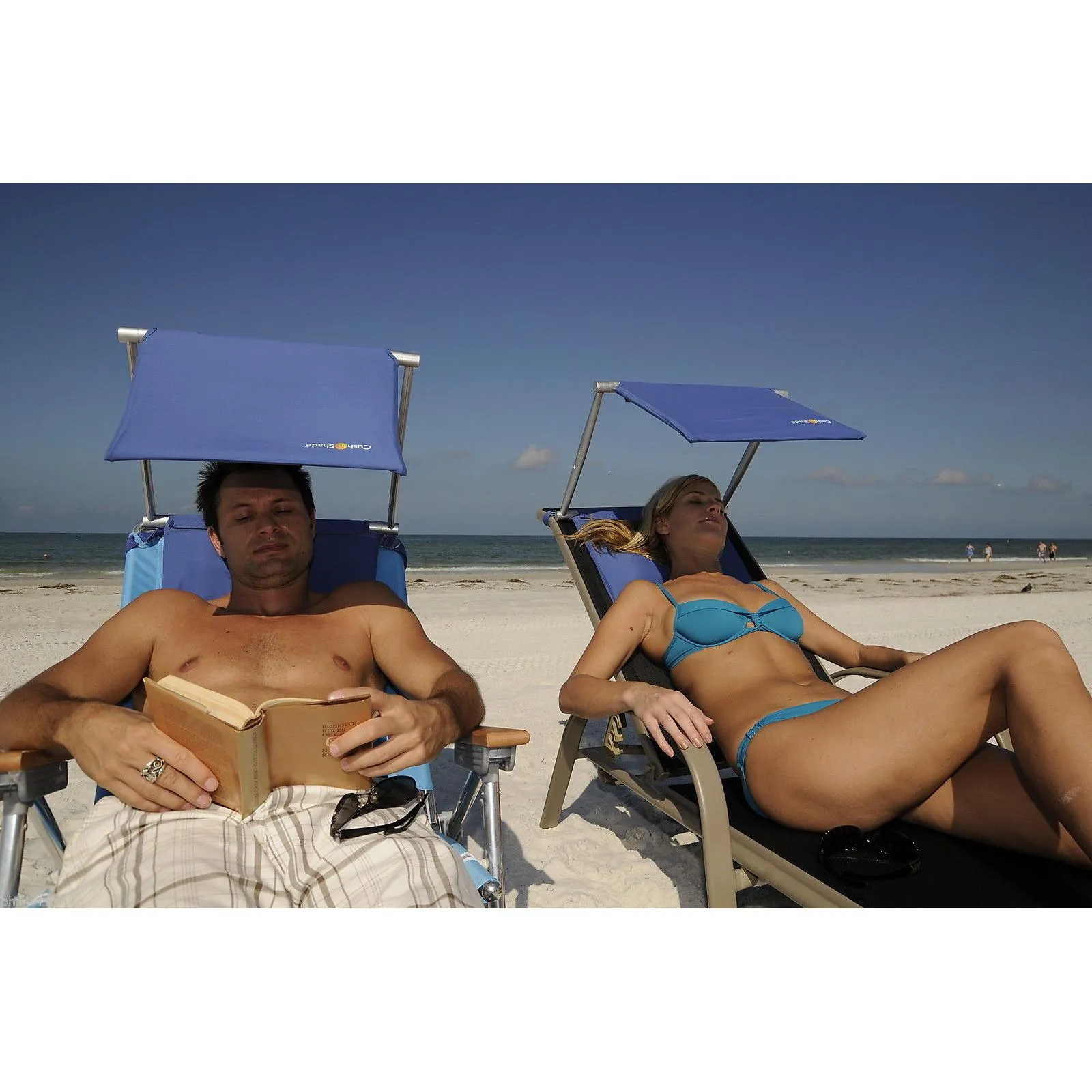 Cush n Shade - Sun Shade for Lounger | UV50 Portable Sun Shade for Chair